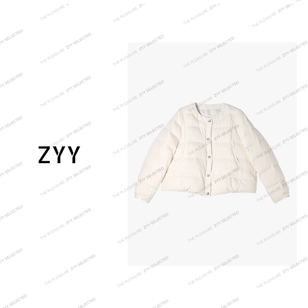 ZYY【晴山慕雪】2025/S新品泡芙羽绒服宽松轻薄短外套X25QYRF03987