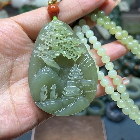 和田玉挂件未镶嵌