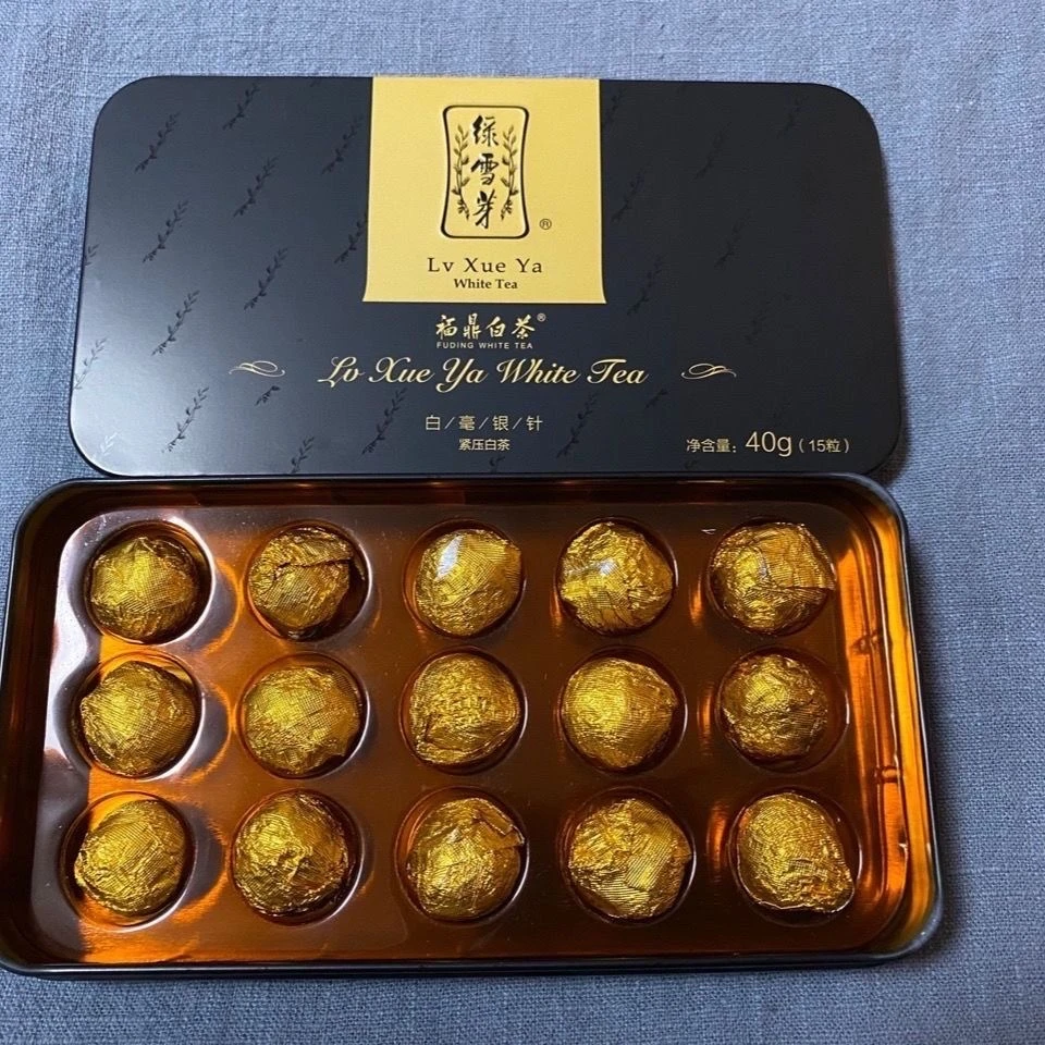 （正品保真干仓存储）绿雪芽白毫银针龙珠19年原料22年出厂40g