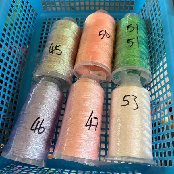 6股幻彩大卷金丝线变色龙炫彩彩色莲花粽子手工DIY