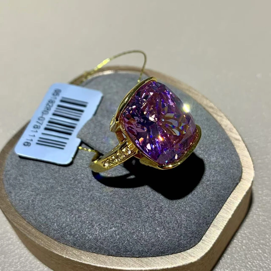 碧玺轻奢活口戒指简约大气气质0781116