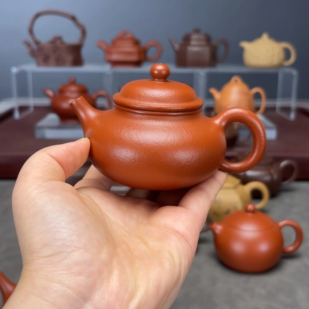 M***r茶壶紫砂容天170cc朱泥