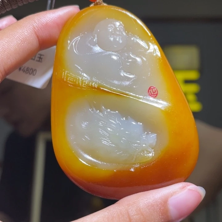 京***际颈饰未镶嵌和田玉