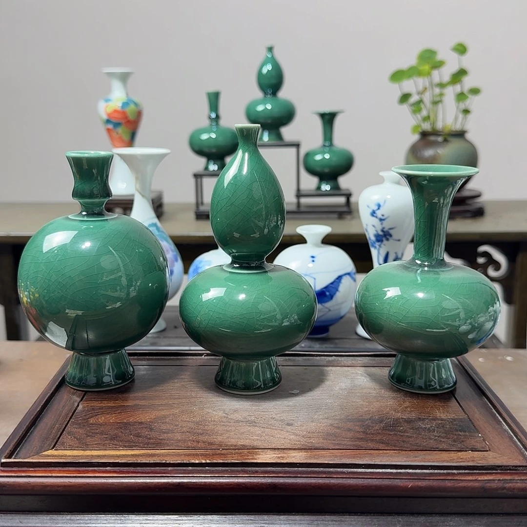 胖***布陶瓷手工非常迷你小花器