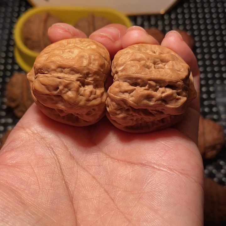 把件文玩核桃开背肌肉
