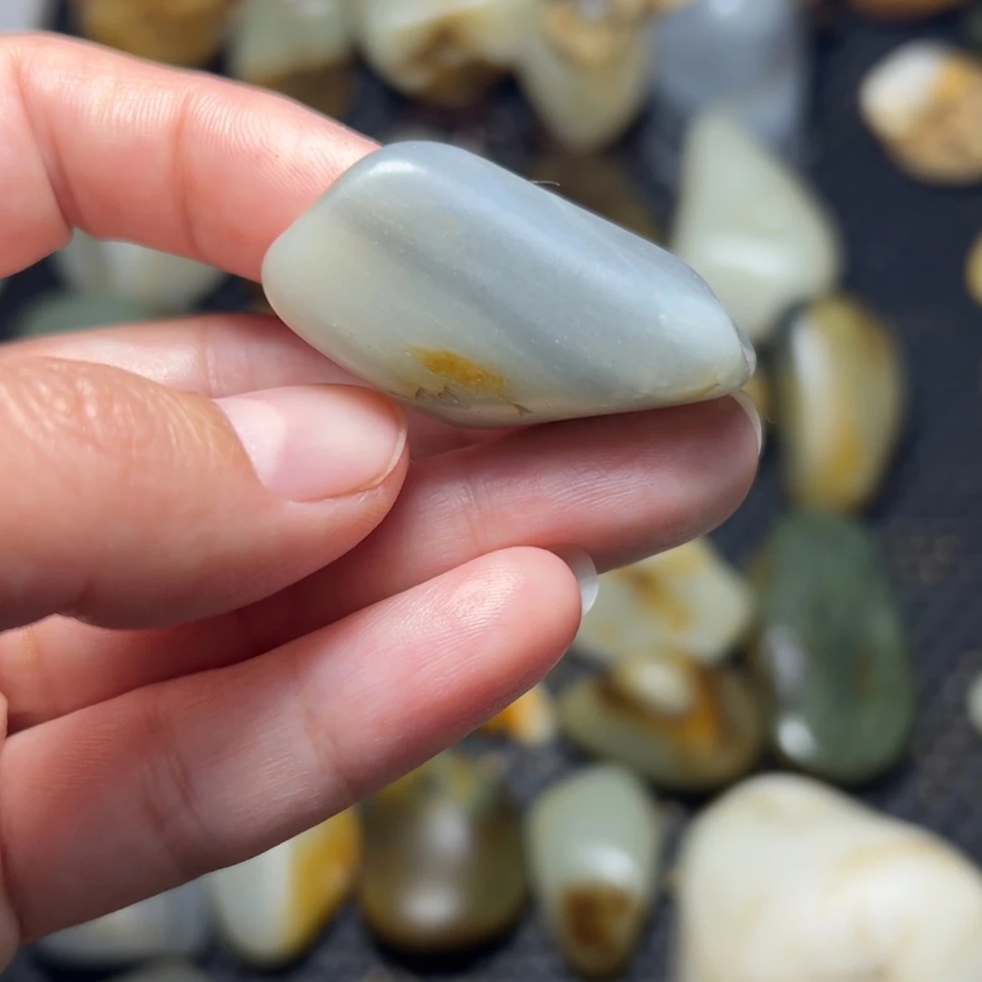 和田玉未镶嵌挂件A36