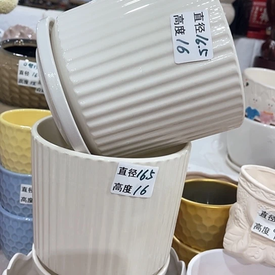 多肉绿植陶瓷花盆9.9包邮