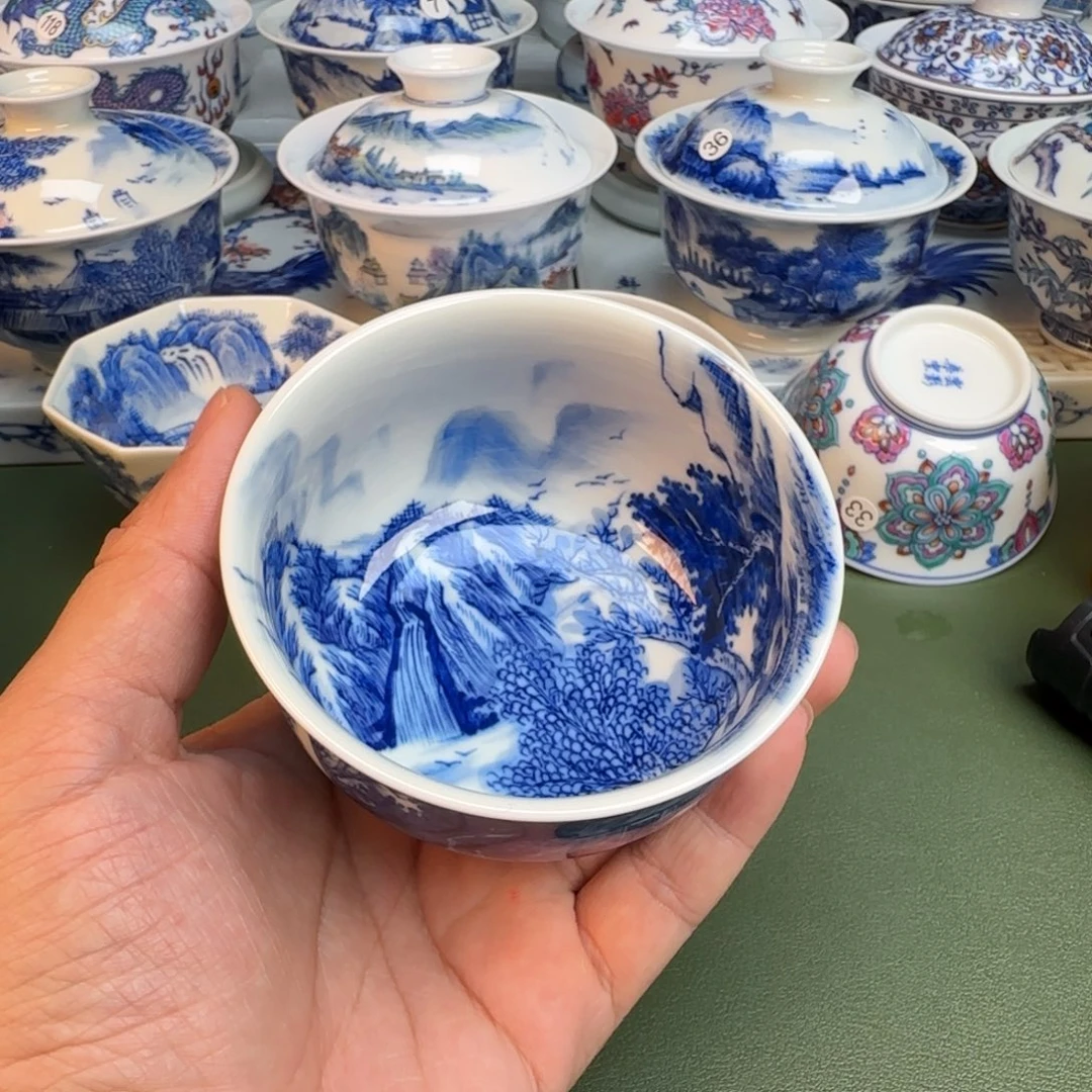 纯手工纯手绘茶具45