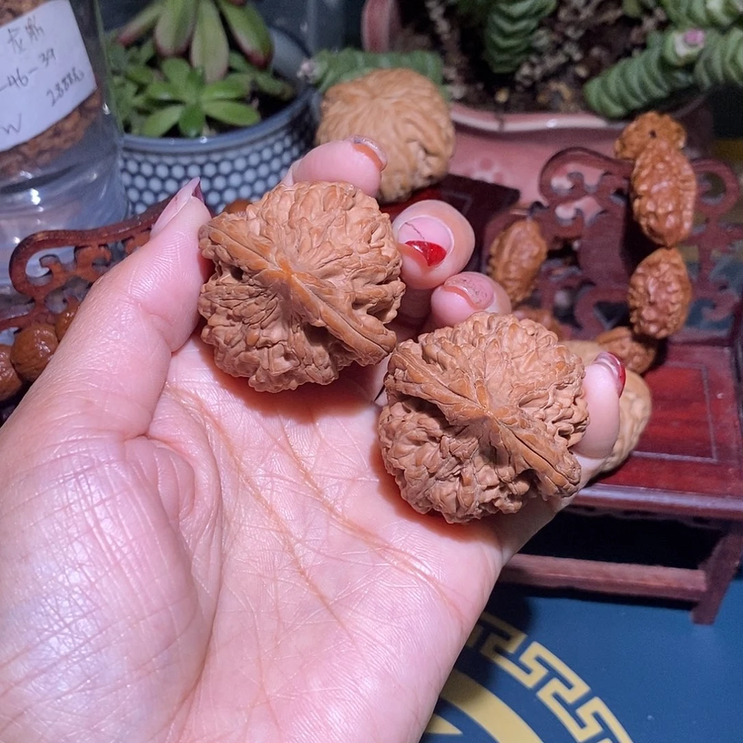 文玩核桃把件41大沽石