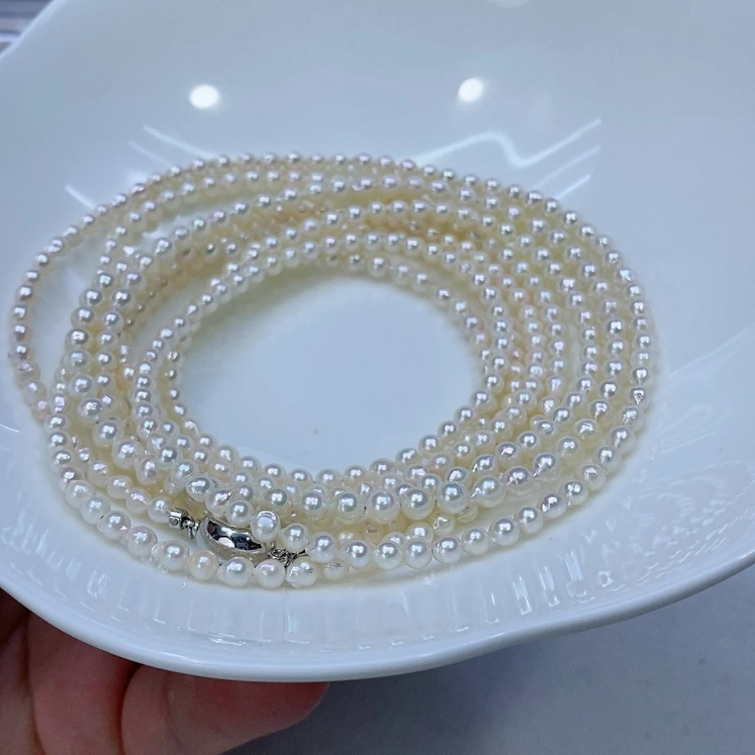 海水珍珠颈饰银S925镶嵌