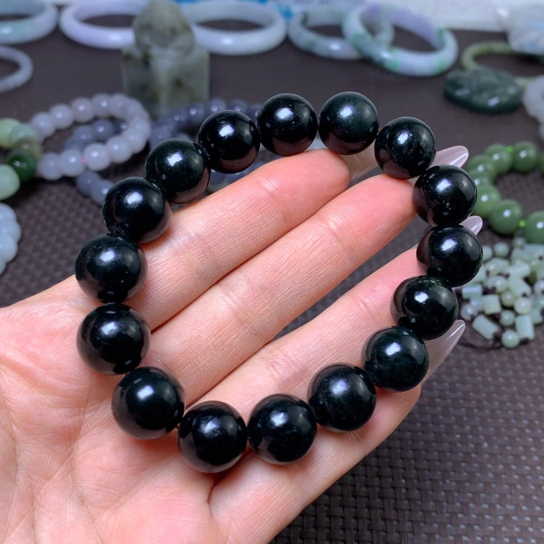 未镶嵌手串和田玉卡14