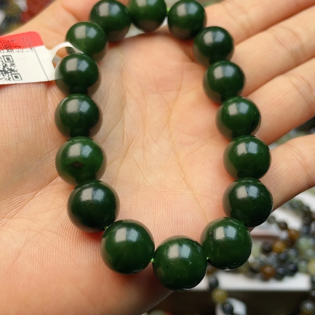 和田玉手串卡12.8未镶嵌