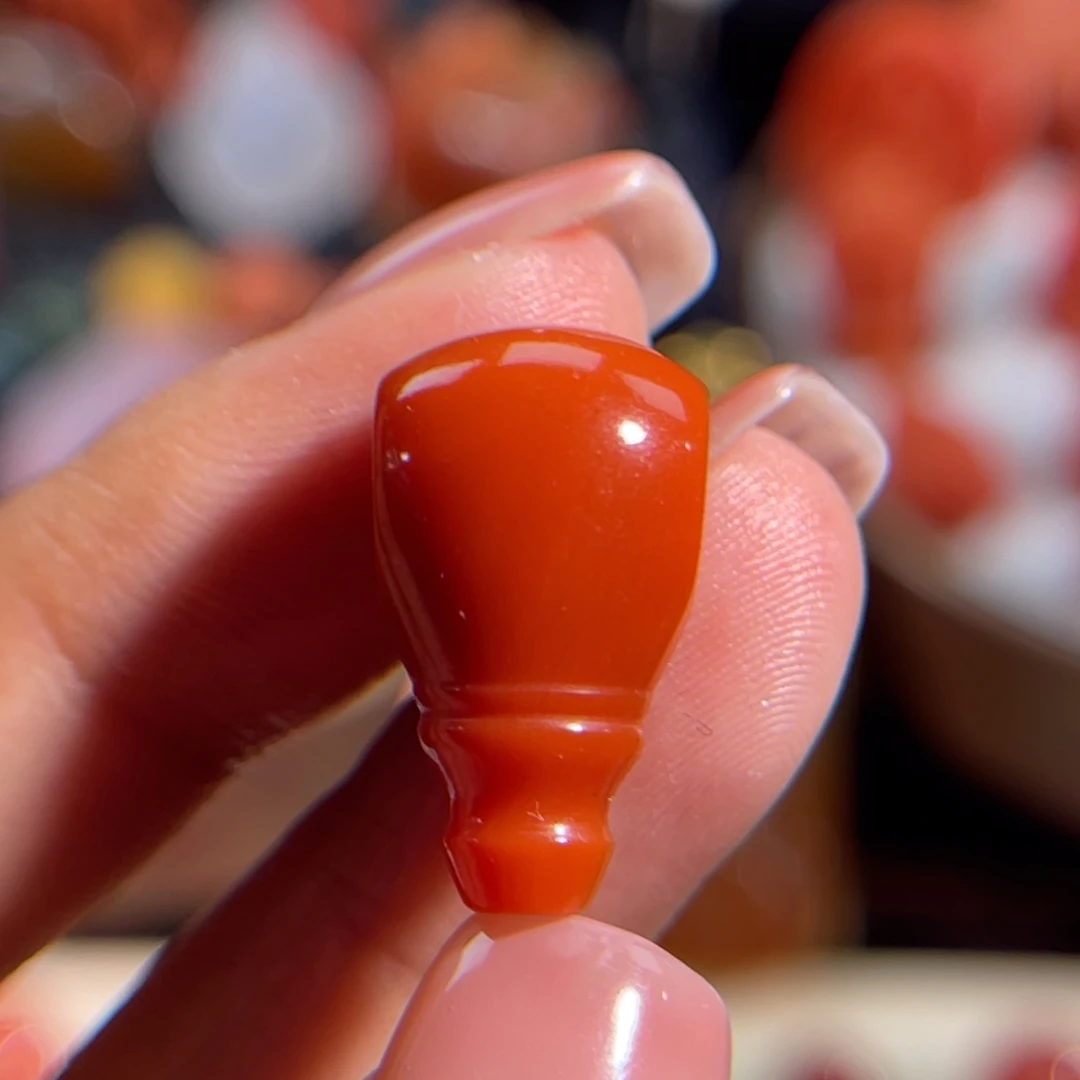 南红玛瑙三通11.3未镶嵌