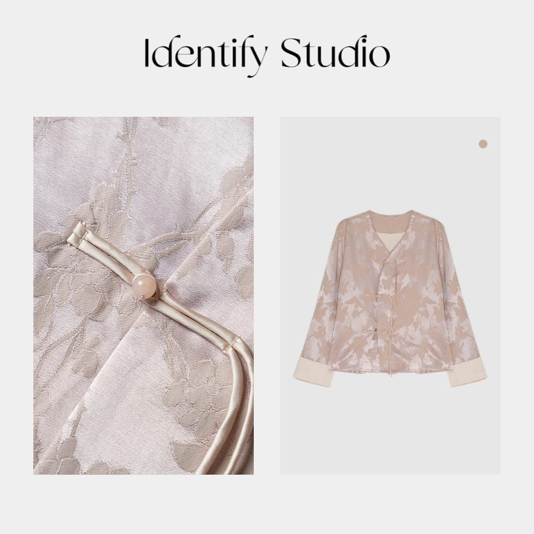 香香【重返18岁】新中式外套粉色中国风女款外套