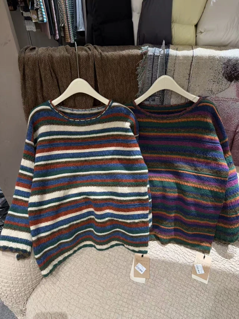 MZ.sister条纹毛衣【60025】