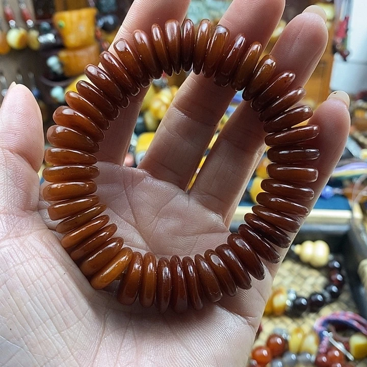 蜜蜡未镶嵌手串手串