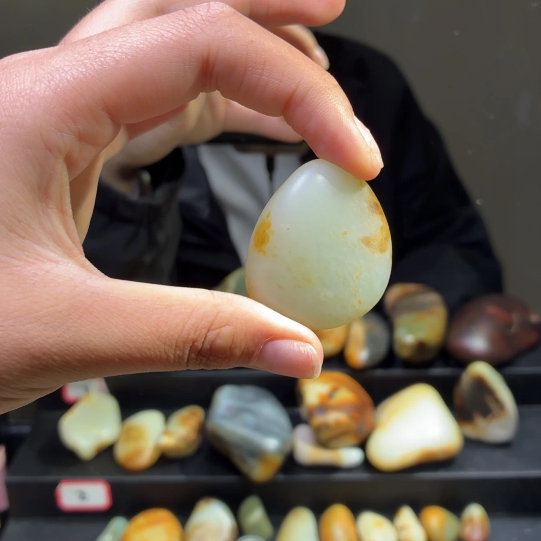 和田玉未镶嵌挂件32