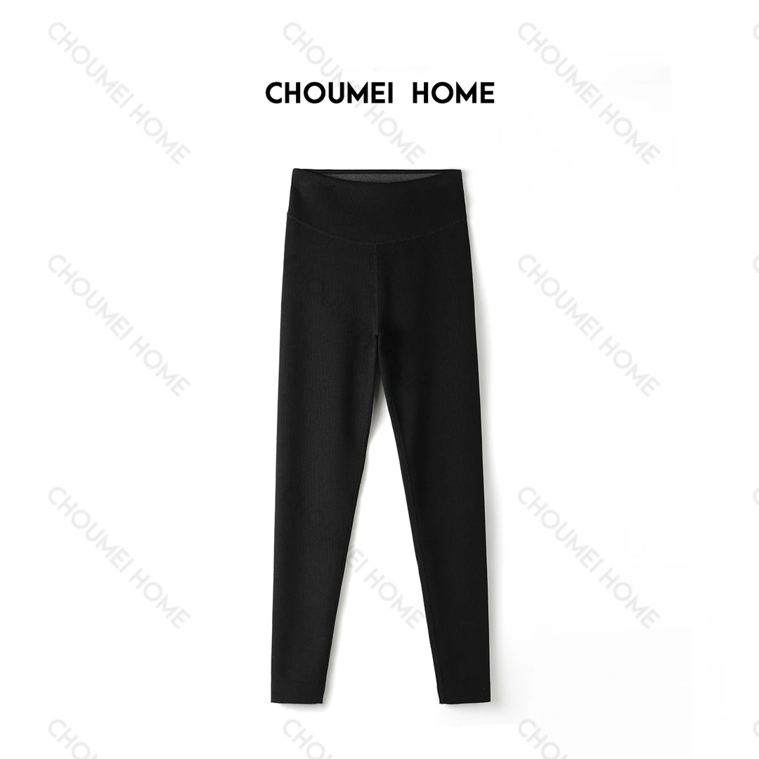 Choumei Home 2025冬季“千金裤”天丝羊毛混纺修身显瘦加绒打底裤