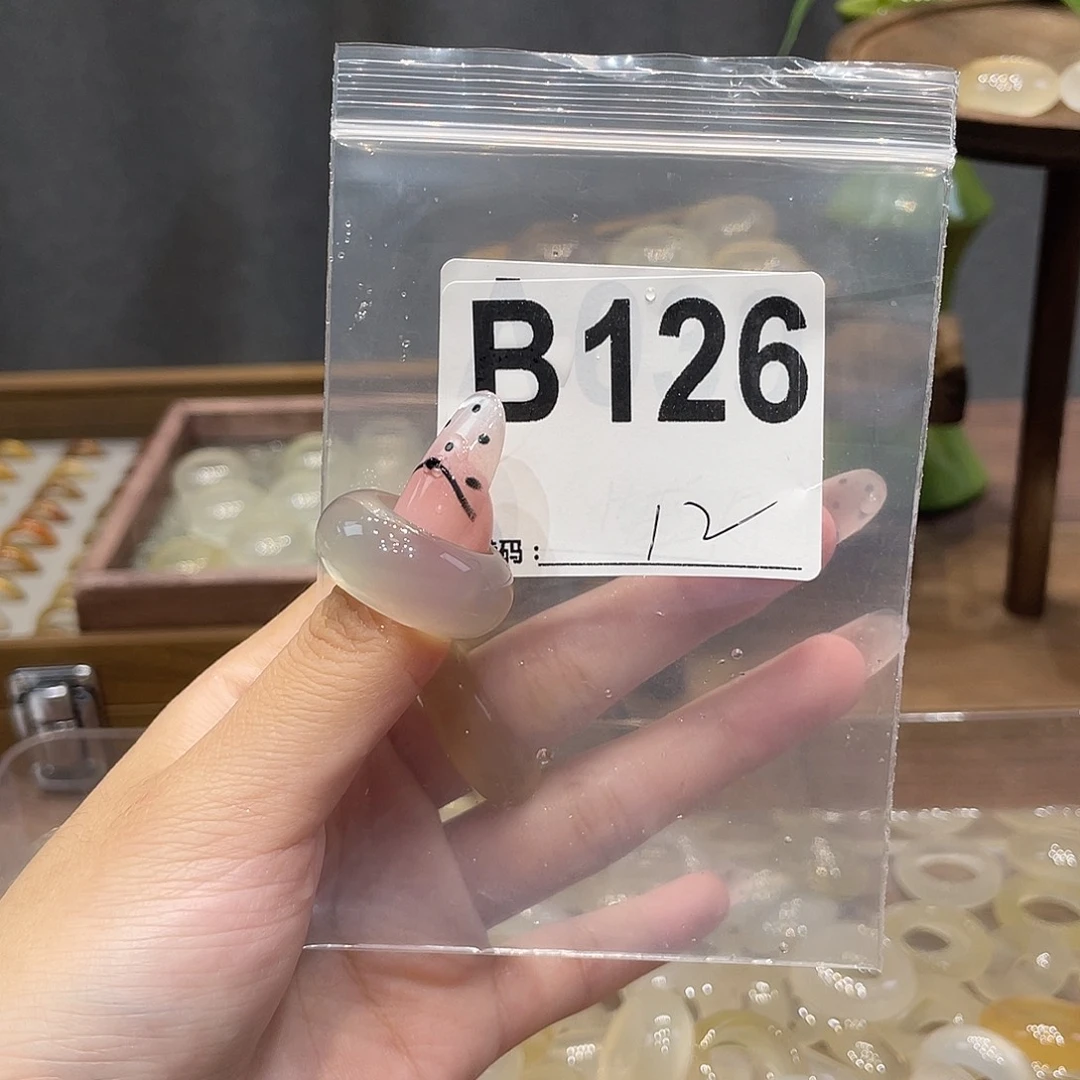 玛瑙/玉髓未镶嵌戒指126