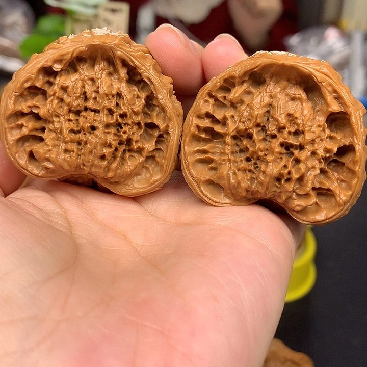 吊坠文玩核桃45加蛇王