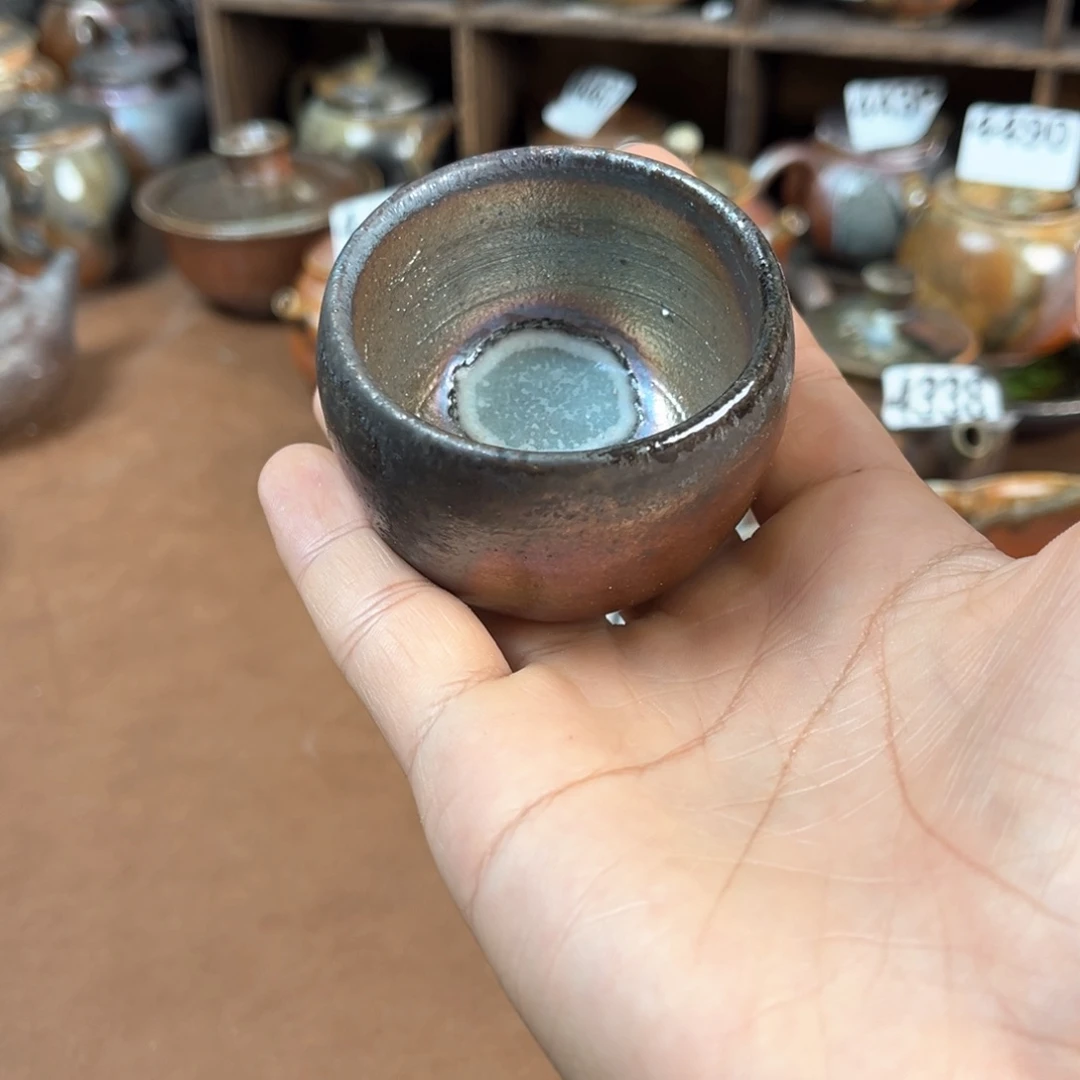 杯柴烧茶器主人杯