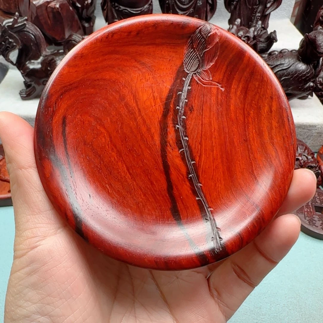 小叶紫檀把件小菜一碟