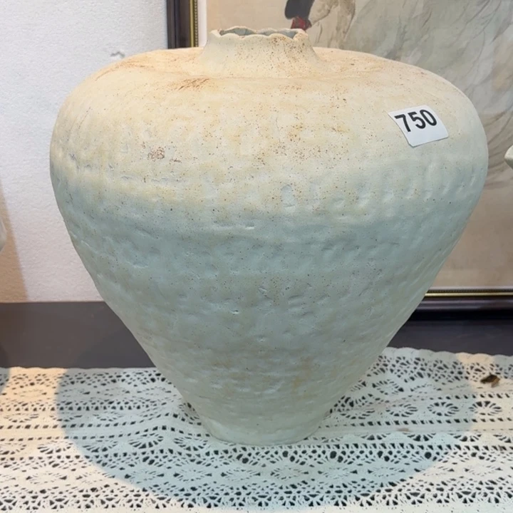 像****景德镇手工花器原创景德镇手工花器盘泥