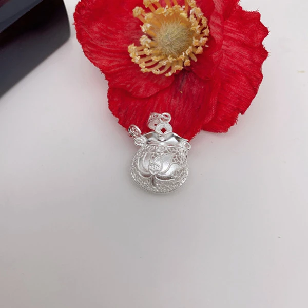 坠链均足银 足银990【花丝莲花福袋】