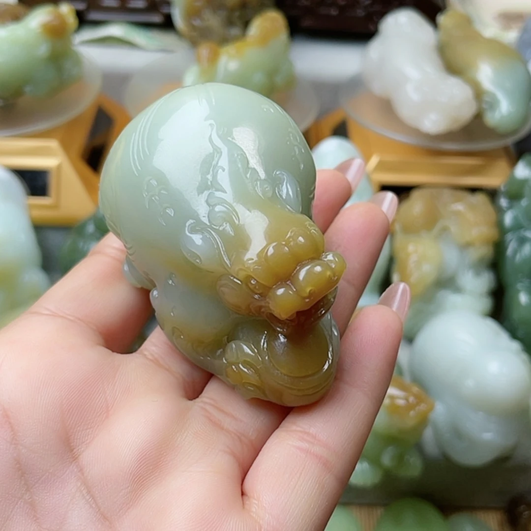 【闪购商品】未镶嵌和田玉挂件柠****果