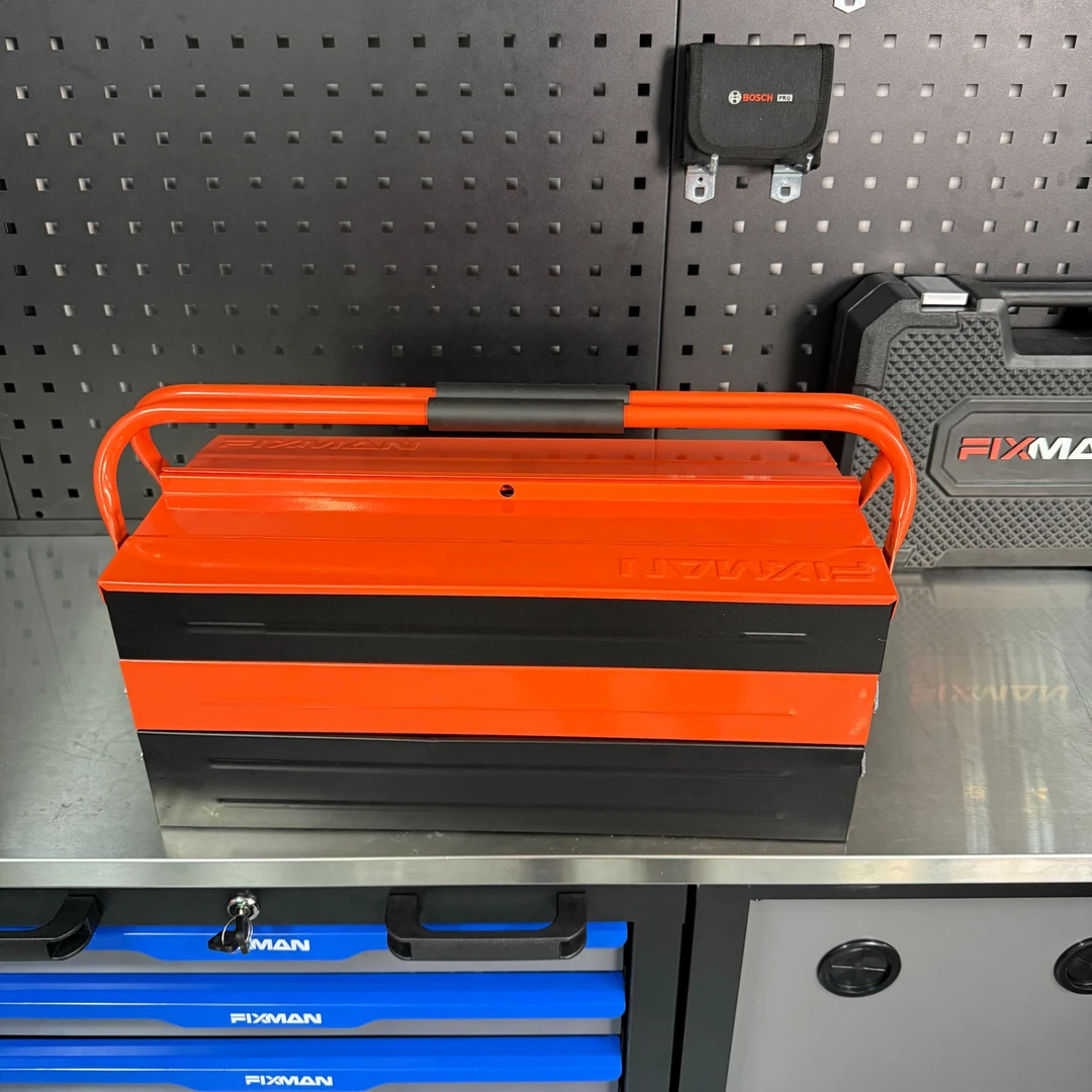 62件汽修不锈钢工具箱折叠三层超厚收纳多功能手提式五金汽修手提