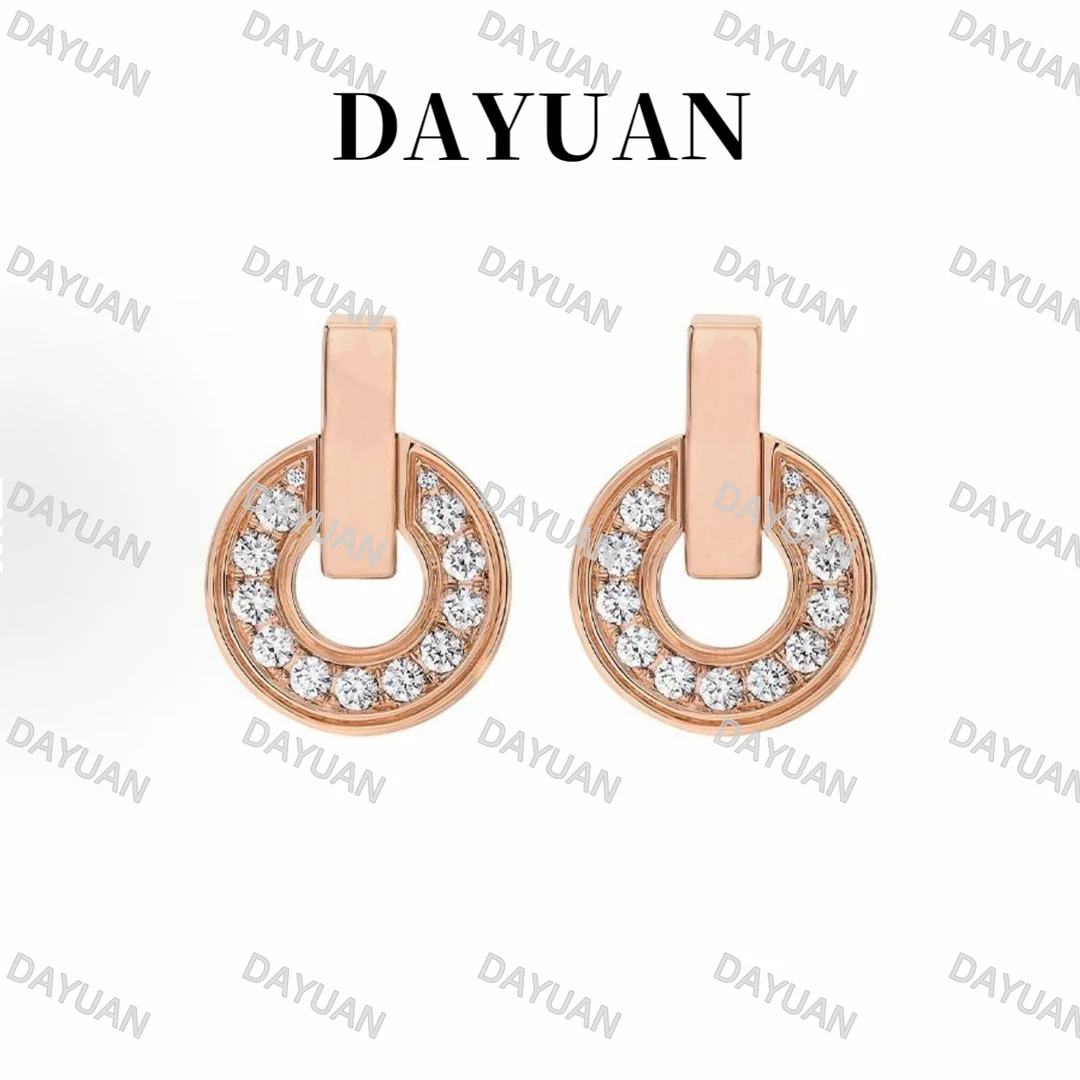 合金耳饰 精致小众金色B系列简约高奢定制百搭高级气质耳钉轻奢