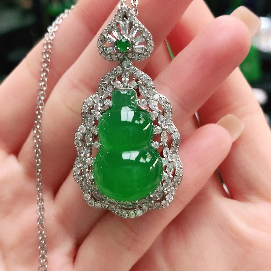 玛瑙/玉髓合金吊坠