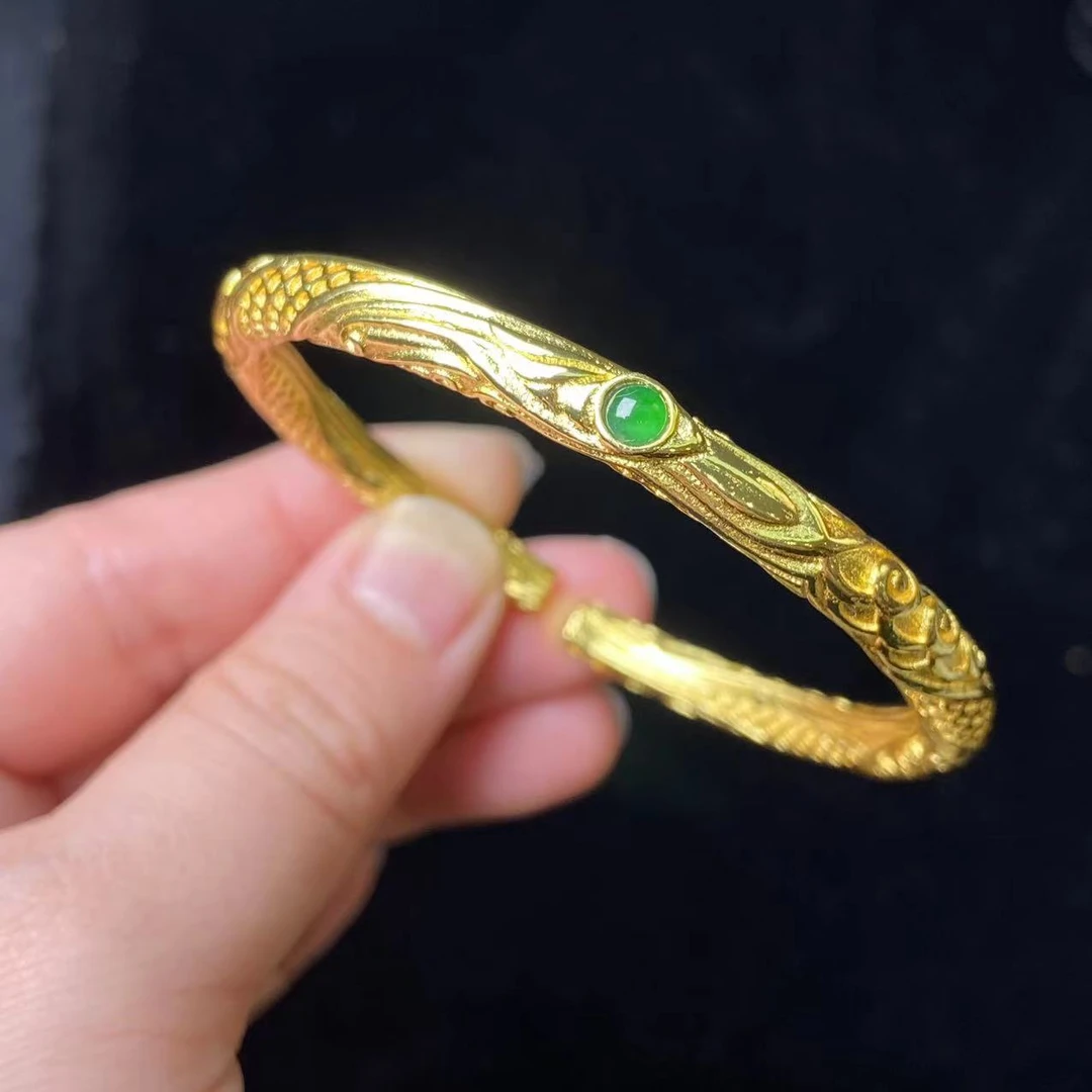 16268天然A货翡翠【手环】多样性发一个