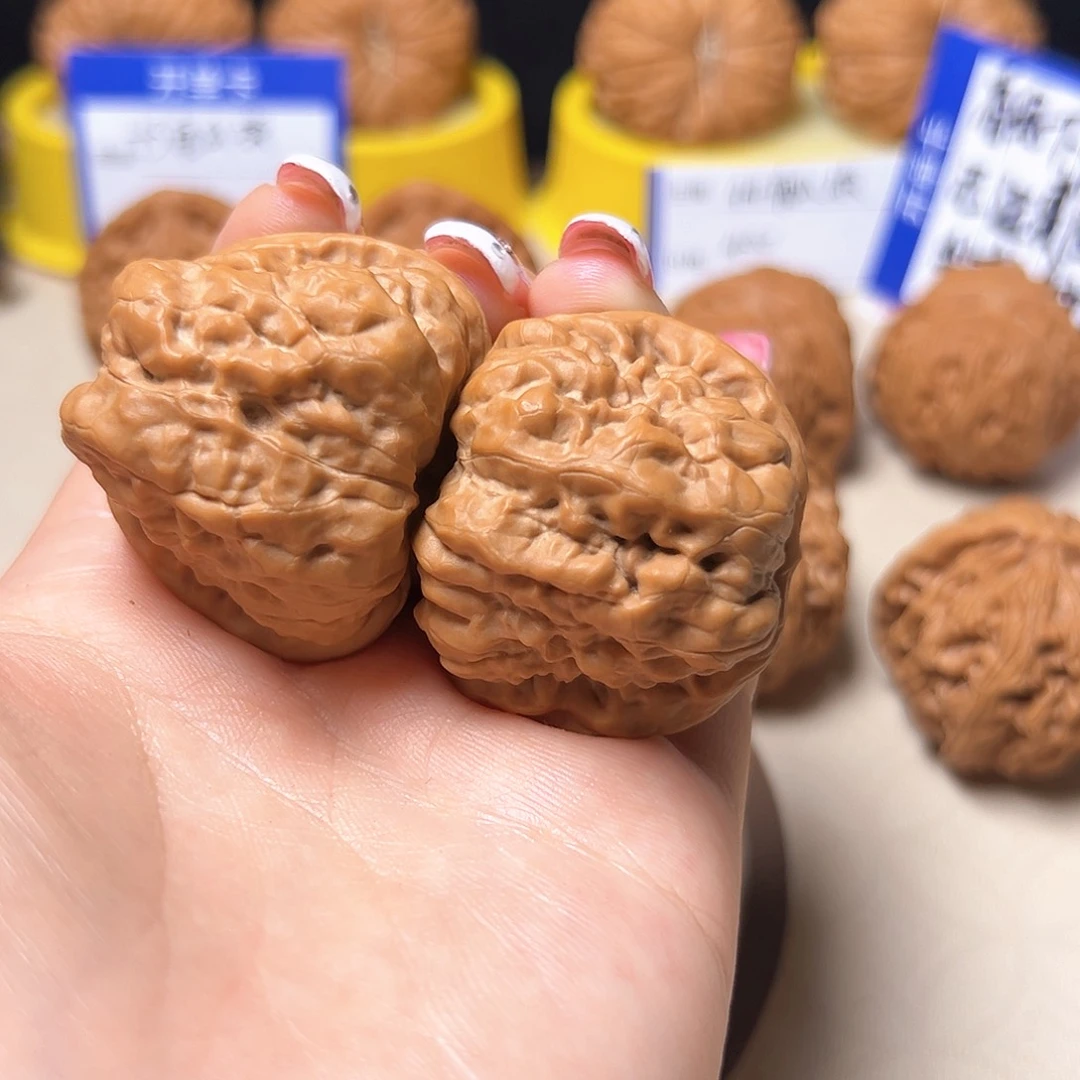 文玩核桃把件40蛤蟆