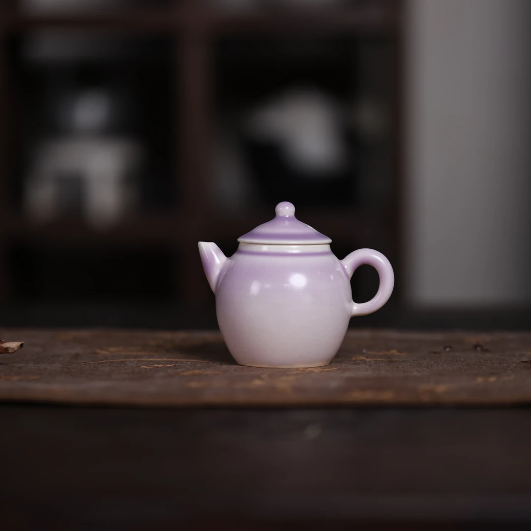 阿茶 紫色小品壶（W0716）