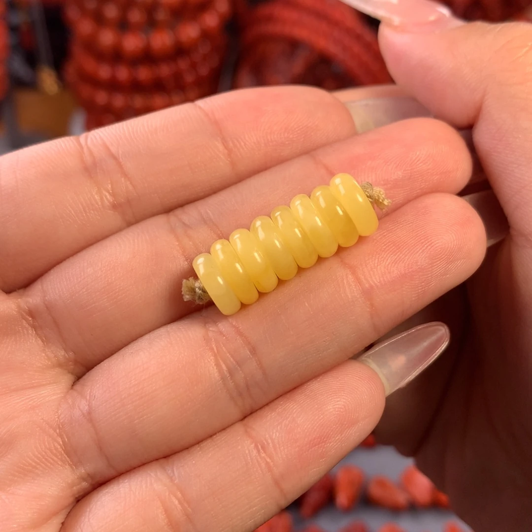 琥珀裸石未镶嵌秋*