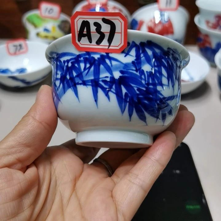 惹***云杯张学鸿老师青花釉里红微瑕