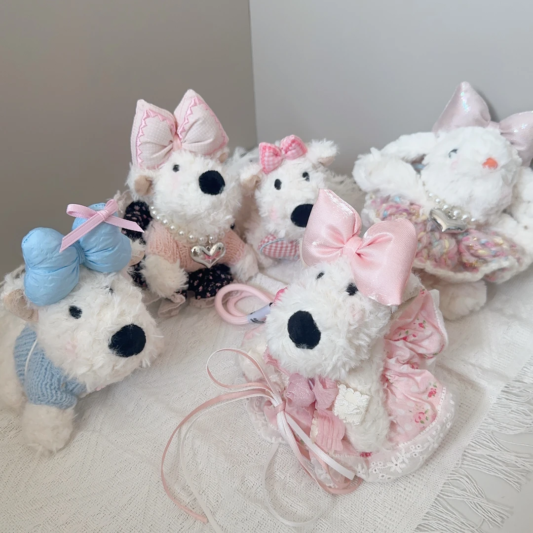 西高地邦尼兔毛绒挂件玩具装饰