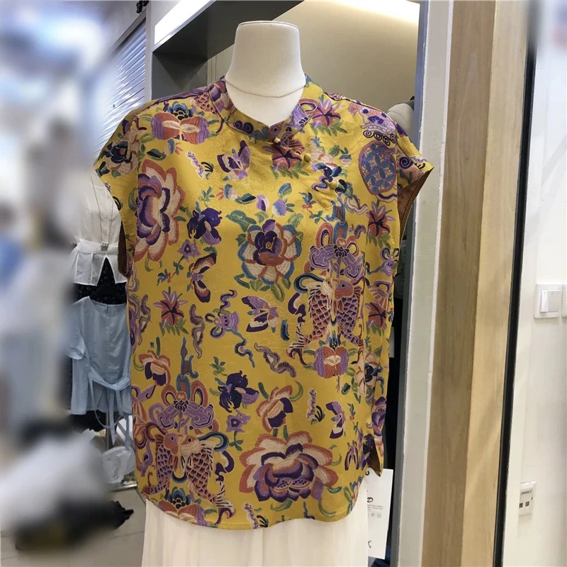 新中式老钱风上衣夏季