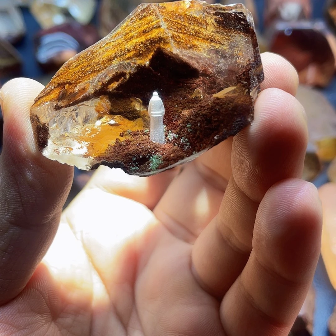 肉***头未镶嵌珠宝半成品水晶