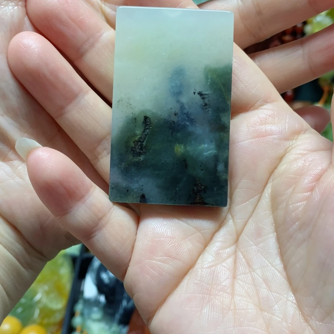 岫玉吊坠(赠链)未镶嵌