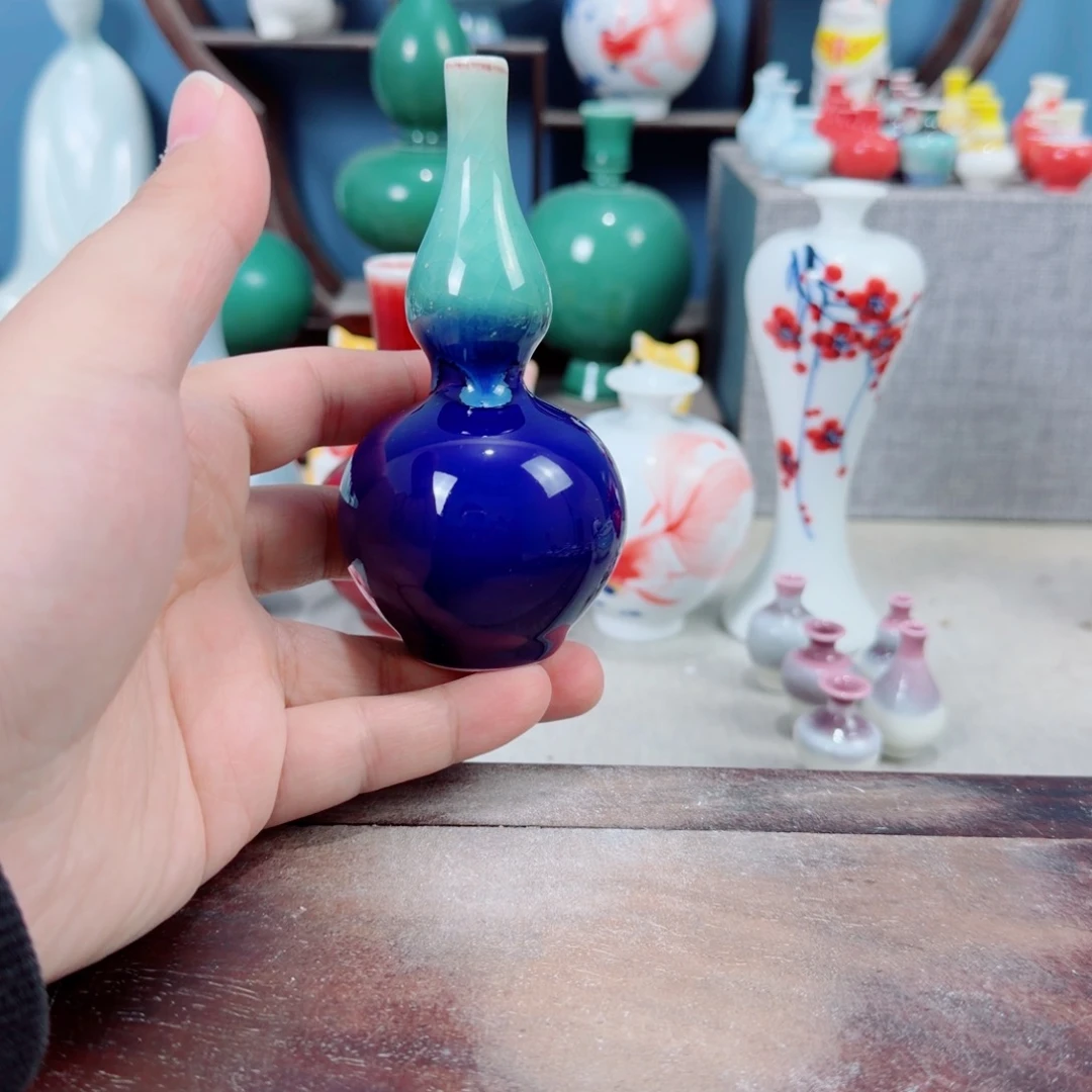 陶瓷手工小花器摆件