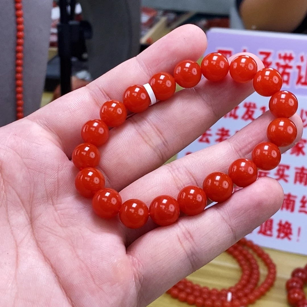 南红玛瑙多样式发一未镶嵌10mm+