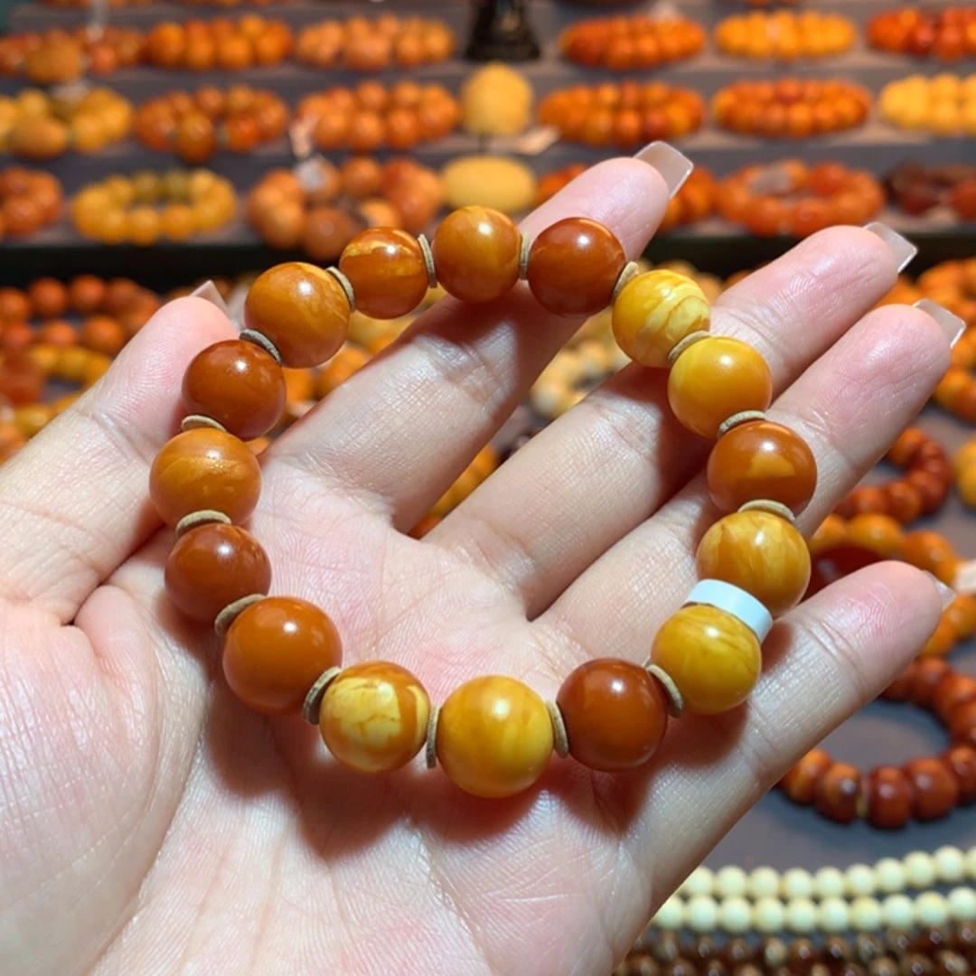 【闪购商品】手串蜜蜡未镶嵌@**?蜜蜡手串