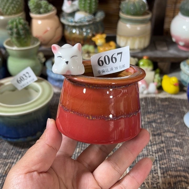 口5 手工花盆满30包邮