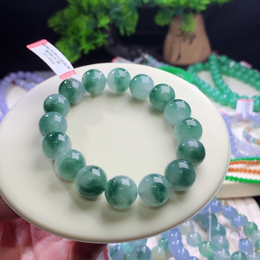 未镶嵌手串翡翠卡13mm