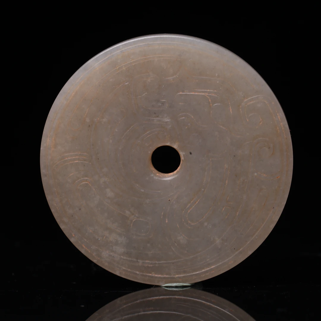 明代和田玉龙纹佩-CS