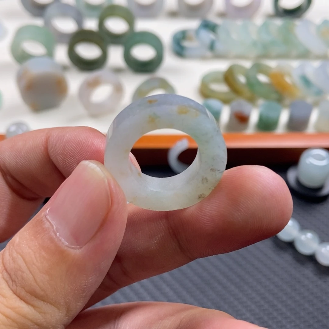 未镶嵌定制翡翠10-17号圈