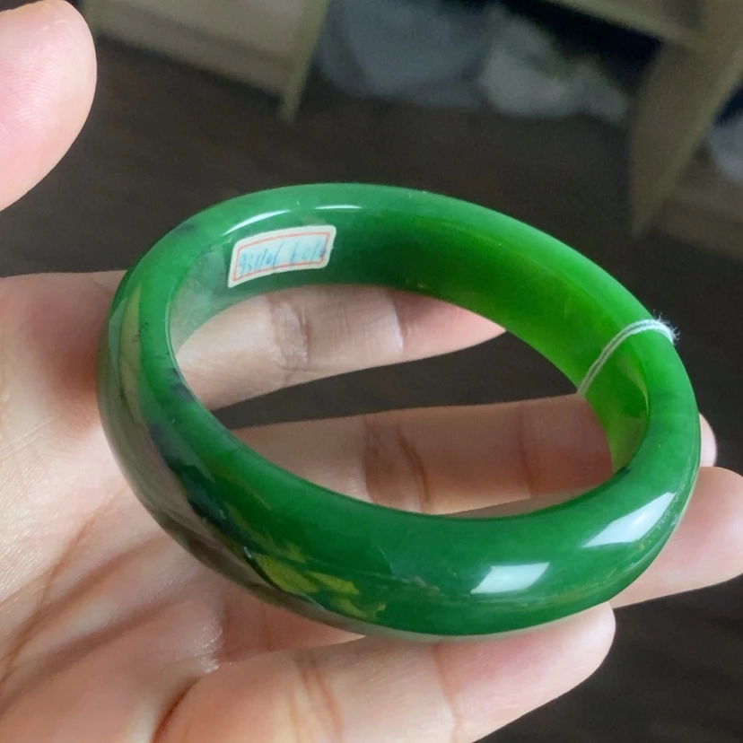 【闪购商品】未镶嵌手镯和田玉（碧玉）