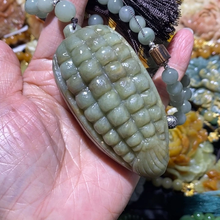 岫玉岫玉吊坠未镶嵌